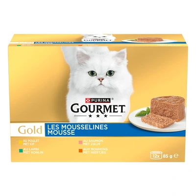 pdp-image-Gourmet Gold mousse met kip zalm niertjes konijn