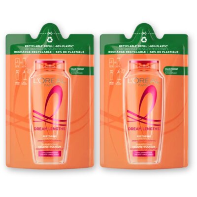 pdp-image-L'Oréal Paris Elvive Dream lengths shampoo refill 2-pack