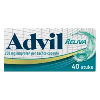 Advil Reliva 200mg ibuprofen zachte capsule
