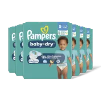 Pampers Baby-dry luiers maat 5 6-pack
