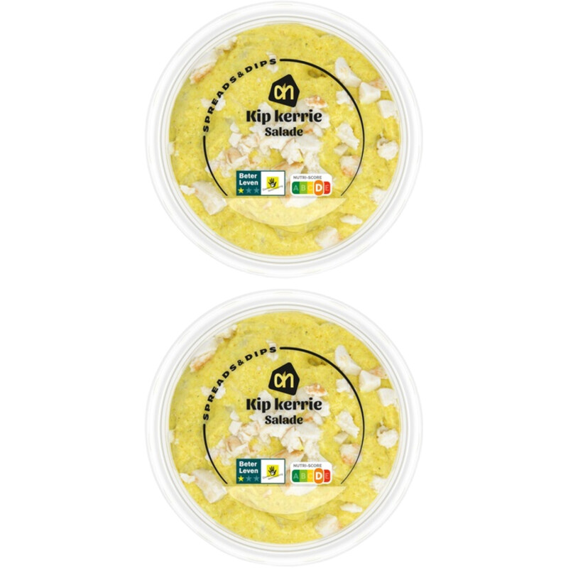 Een afbeelding van AH Excellent Kip kerrie salade 2-pack