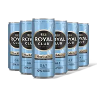 Royal Club Mocktails gin tonic flavour 0% 6-pack