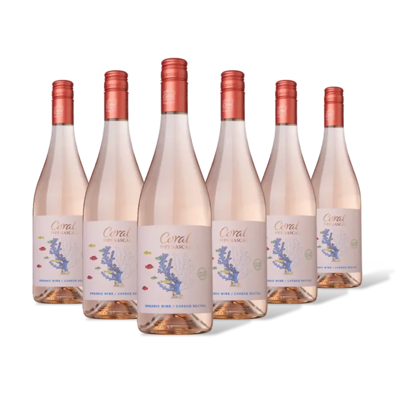 Ethical rosé organic wine