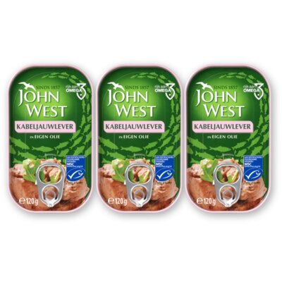 pdp-image-John West Kabeljauwlever 3-pack