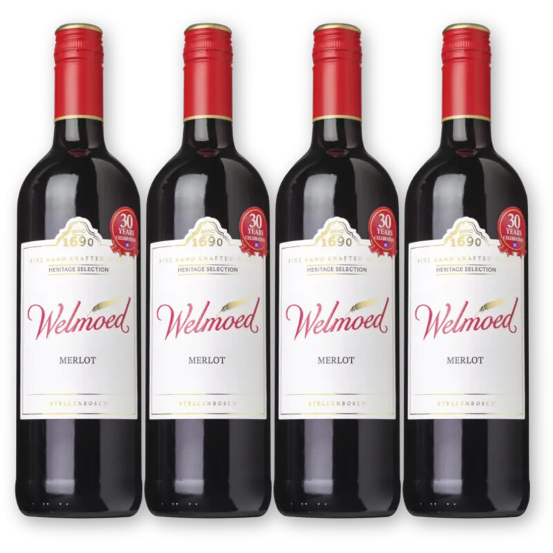 Welmoed Welmoed Merlot 4 flessen