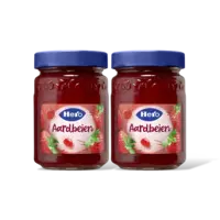 Hero Fruitspread aardbeien 2-pack