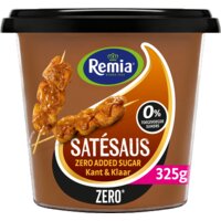 Remia Satésaus zero added sugar kant & klaar
