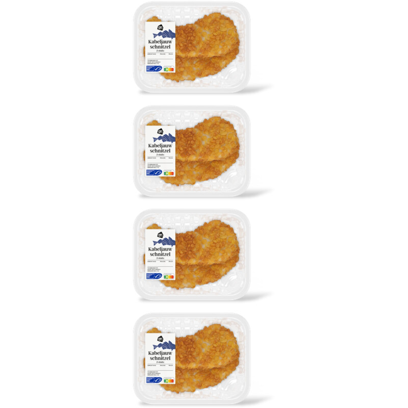 AH Kabeljauwschnitzel 2 stuks 4-pack