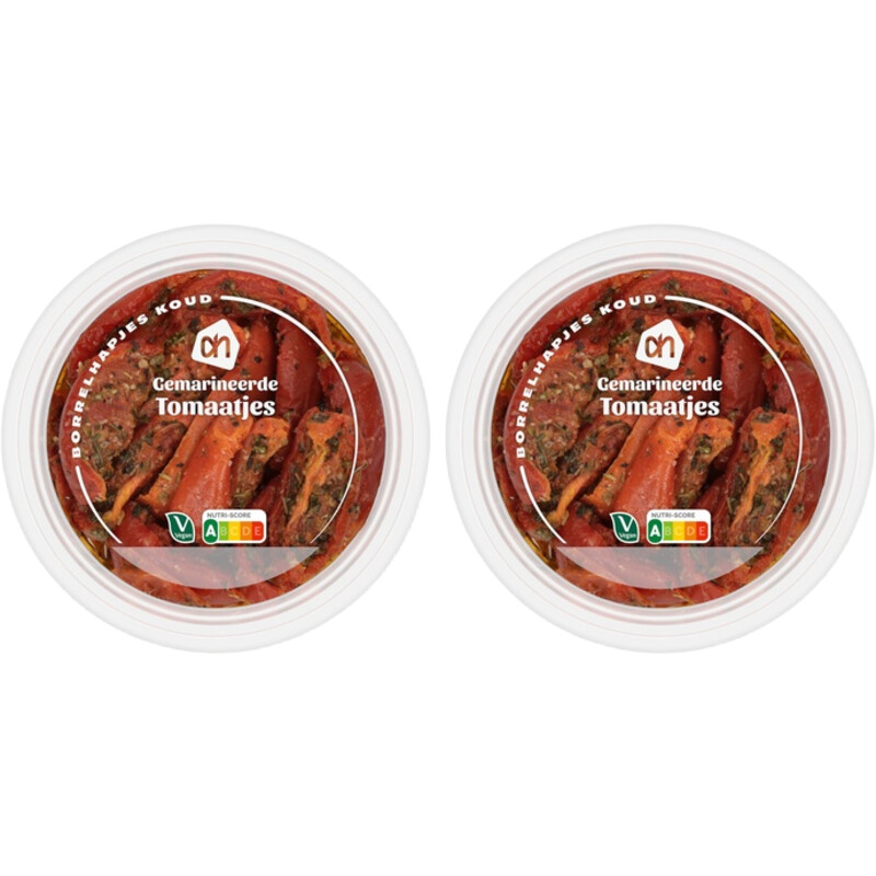 Een afbeelding van AH Gemarineerde tomaatjes 2-pack