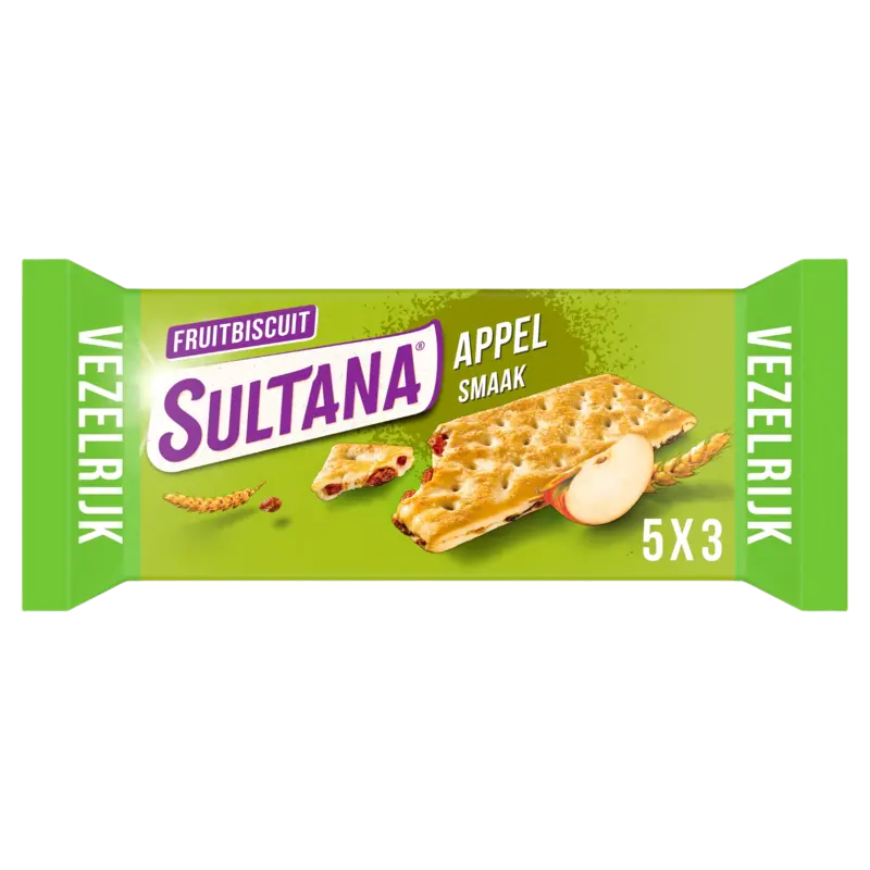 Sultana Fruitbiscuit appel