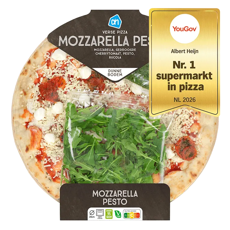 AH Pizza mozzarella pesto