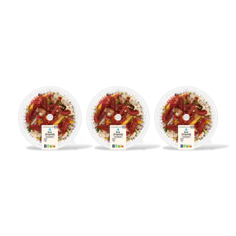 Stoommaaltijd beef stroganoff 3-pack