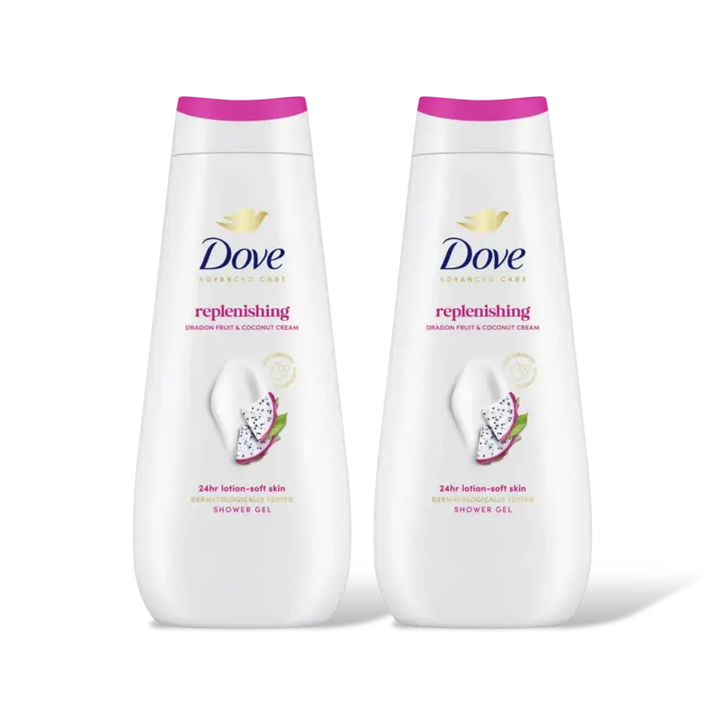 Dove Replenishing showergel 2-pack