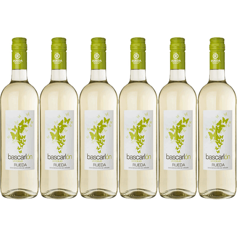 Een afbeelding van Bascarlon rueda Verdejo 6 flessen
