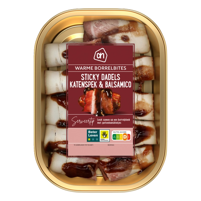 AH Sticky dadels katenspek & balsamico