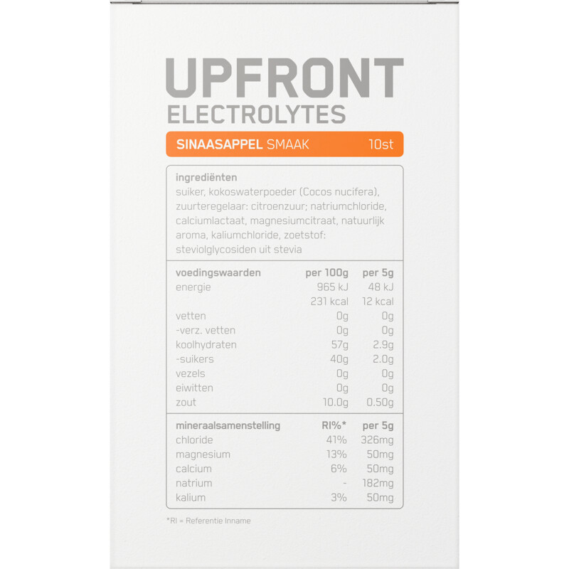 Upfront Electrolytes sinaasappel