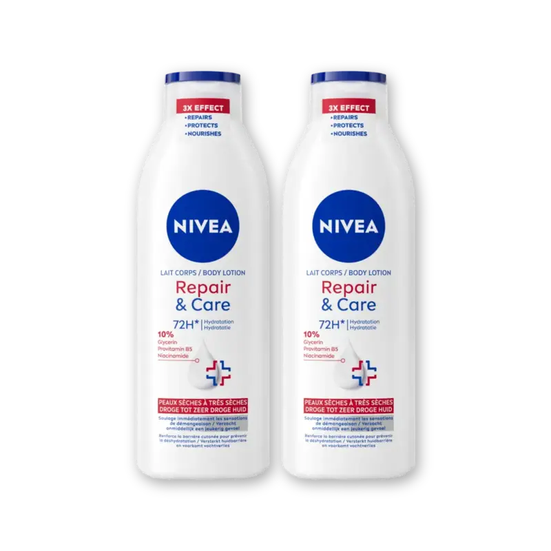 NIVEA Bodylotion repair & care 2-pack