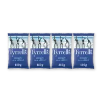 Tyrrells Simply sea salted 4-pack