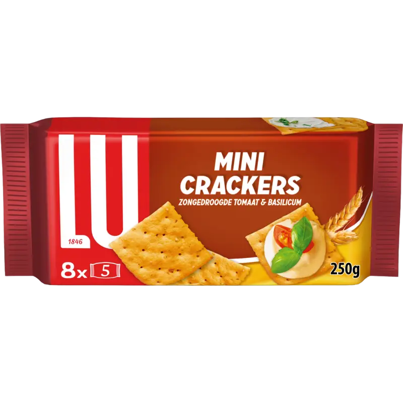 LU Mini crackers tomaat & basilicum