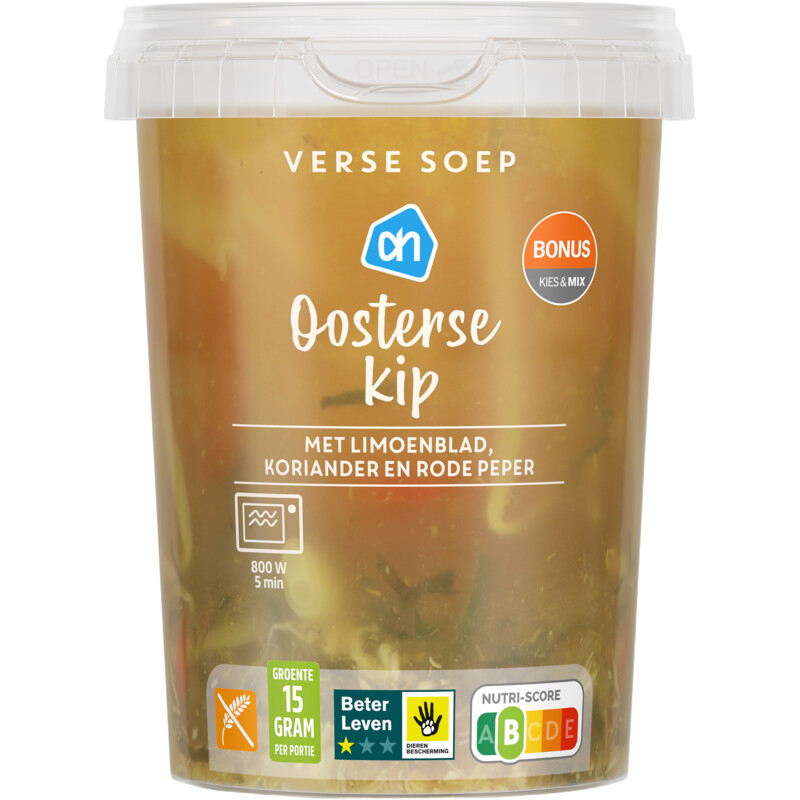 AH Verse soep Oosterse kip