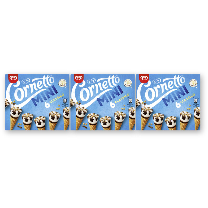 Ola Cornetto classico mini 3-pack