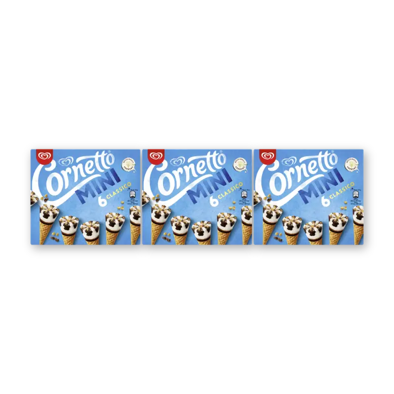 Ola Cornetto classico mini 3-pack