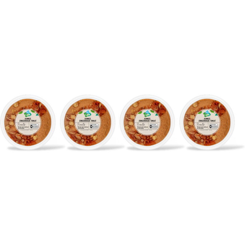 AH Terra Hummus zongedroogde tomaat 4-pack