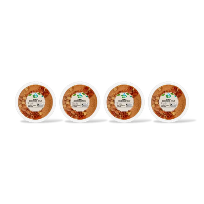 AH Terra Hummus zongedroogde tomaat 4-pack