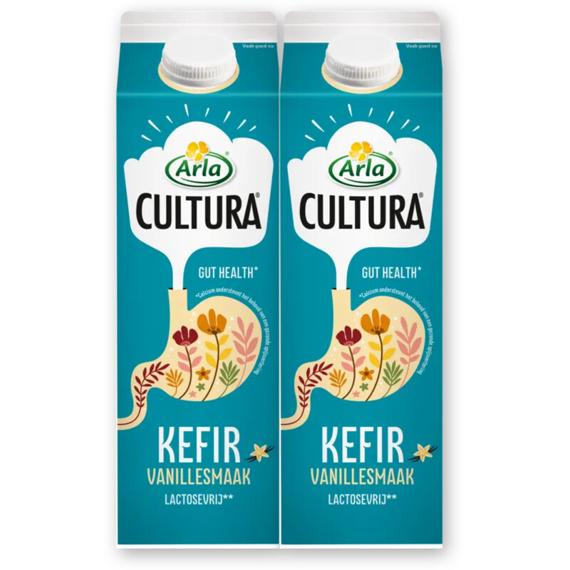 Arla Cultura kefir vanillesmaak 2-pack