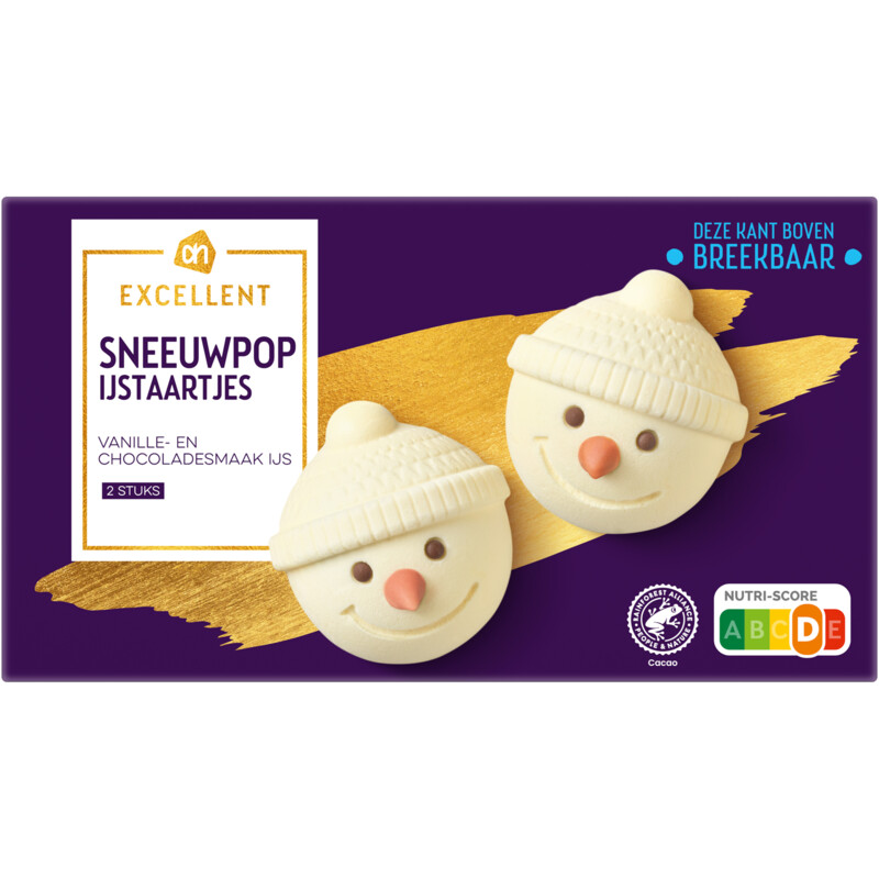 Een afbeelding van AH Excellent Sneeuwpop ijstaartjes