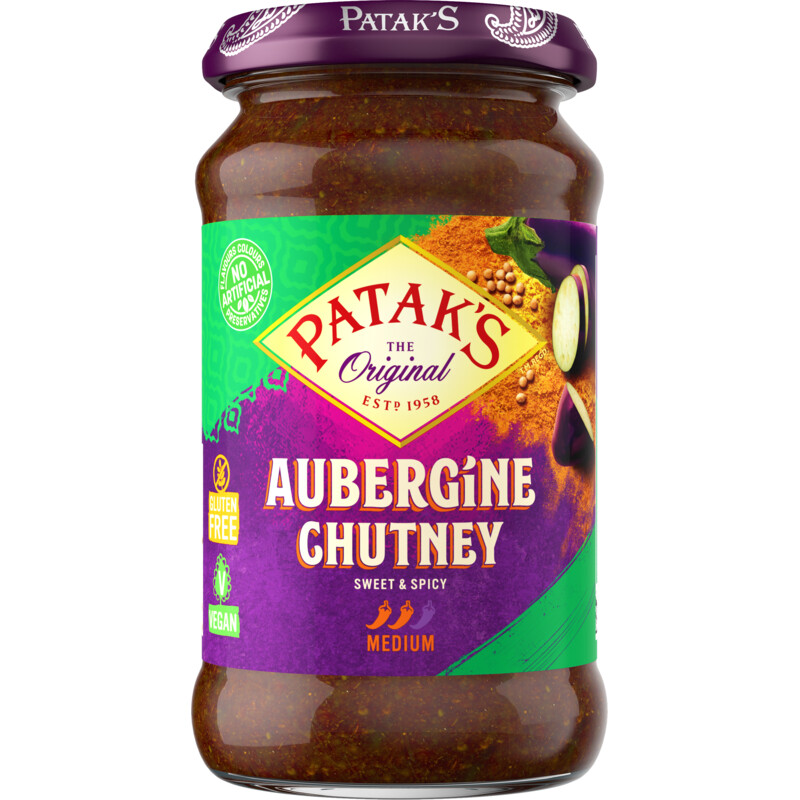 Een afbeelding van Patak's Aubergine Chutney