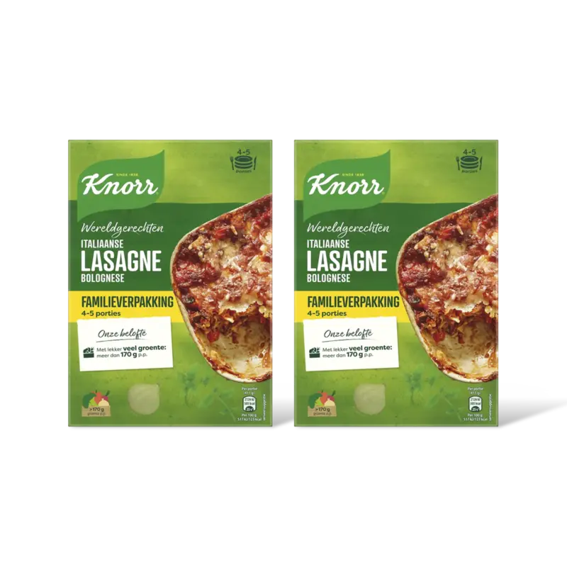 Knorr Lasagne bolognese XL 2-pack