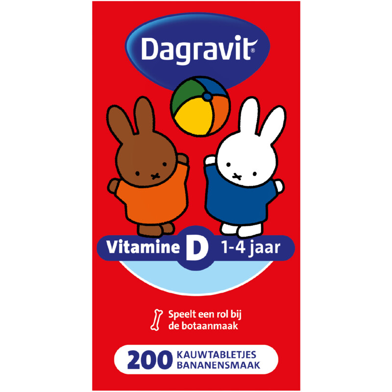 Een afbeelding van Dagravit Kids vitamine D tabletten