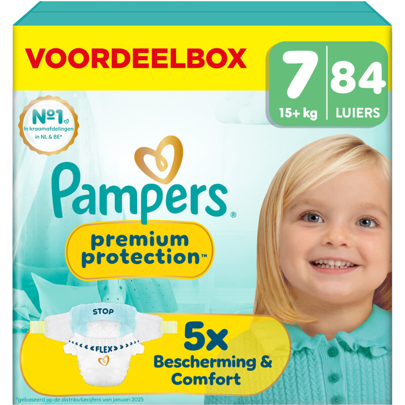 Pampers Premium protection maat 7 economy pack