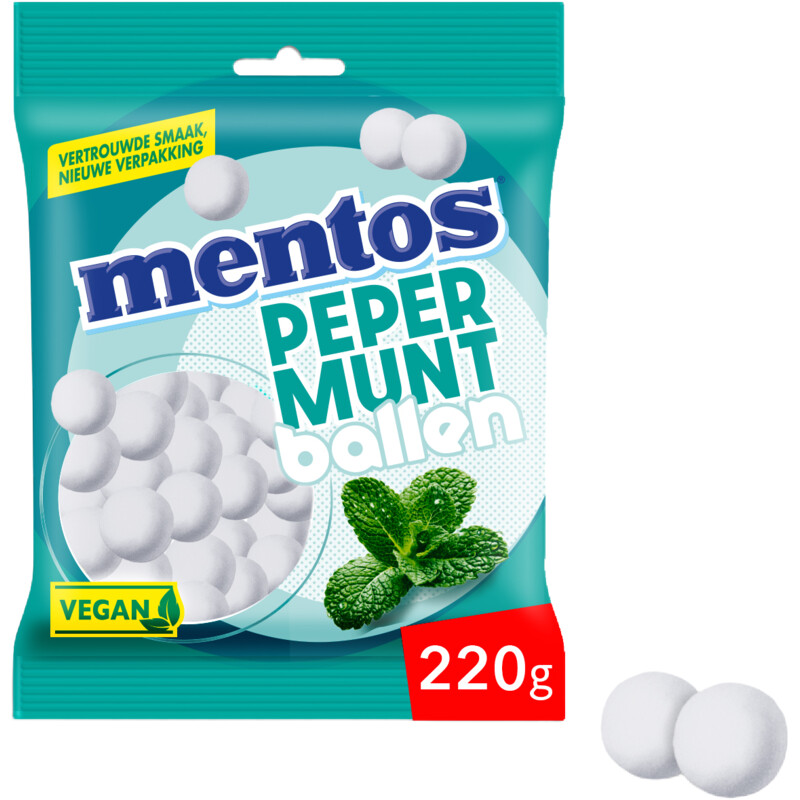 Een afbeelding van Mentos Pepermuntballen