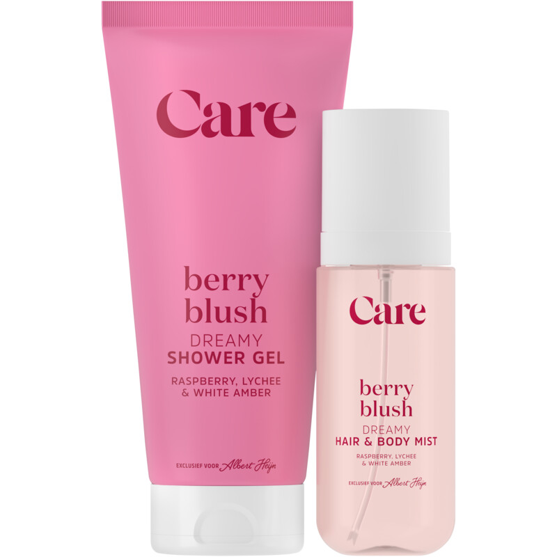 Een afbeelding van Care Berry blush hair & body mist giftset