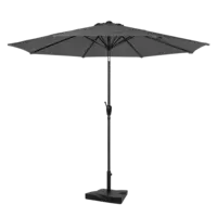 Vonroc Parasol recanati grijs combi 300x300cm