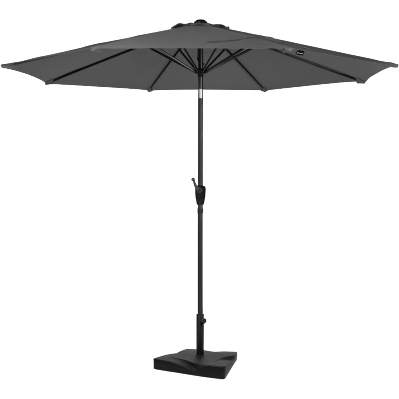 Een afbeelding van Vonroc Parasol recanati grijs combi 300x300cm