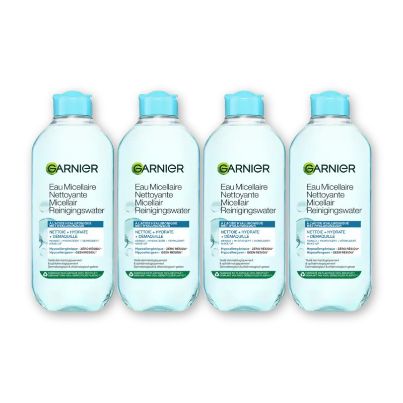 Garnier Micellair hyaluronzuur & aloe vera 4-pck