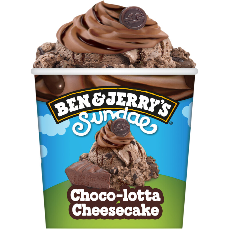 Een afbeelding van Ben & Jerry's Choco-lotta cheesecake