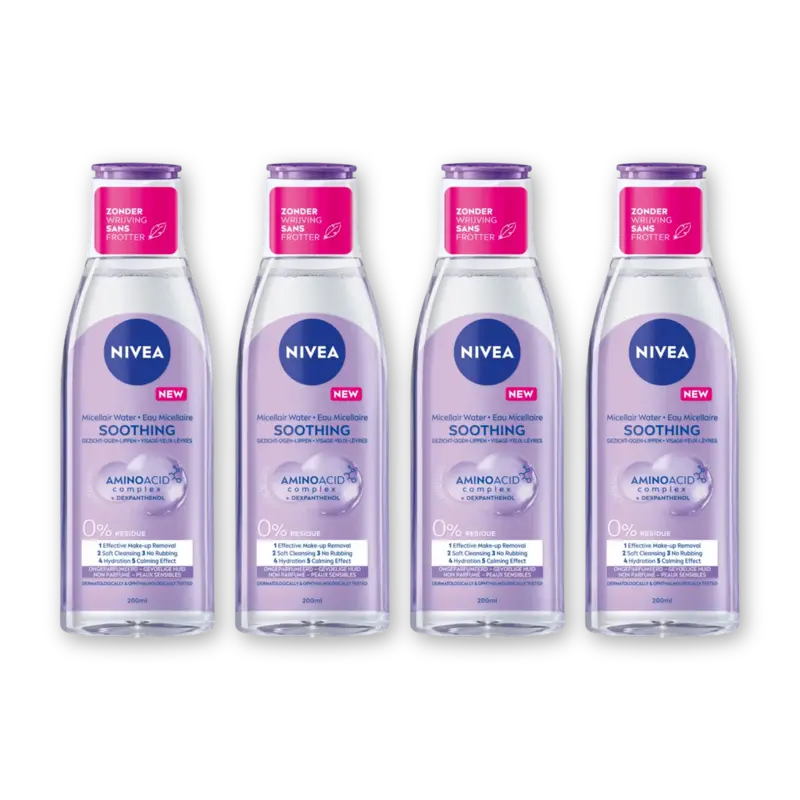 NIVEA Micellair water gevoelige huid 4-pack