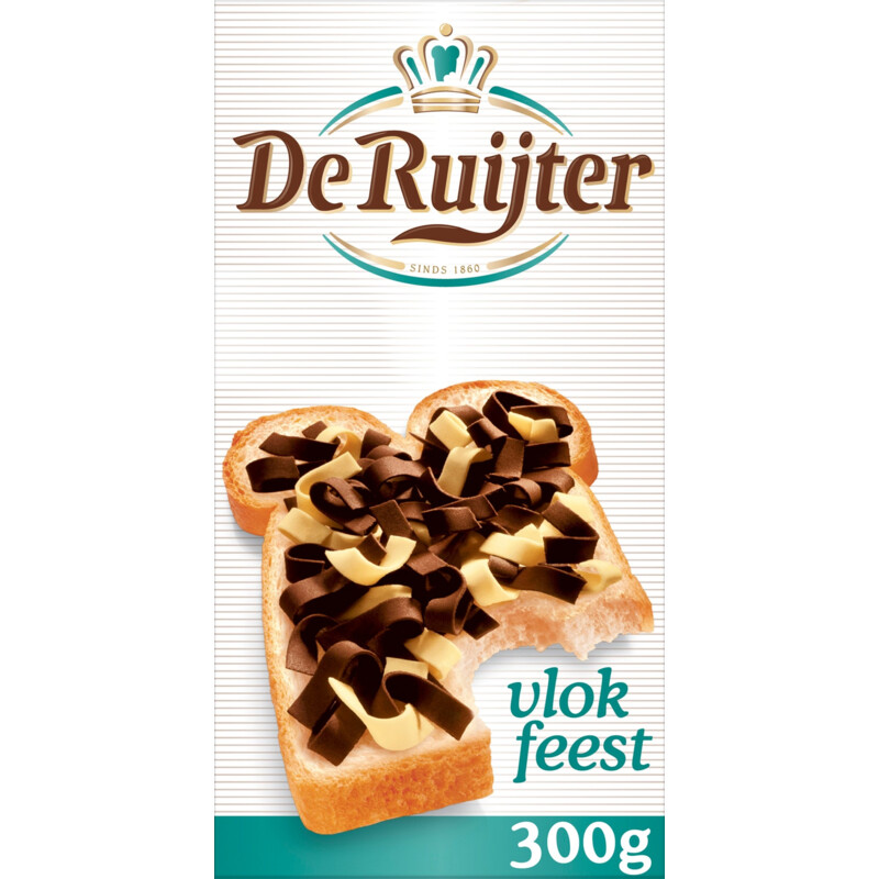 Een afbeelding van De Ruijter Vlokfeest chocoladevlokken