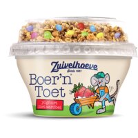 Een afbeelding van Zuivelhoeve Boer'n toet yoghurt met aardbei
