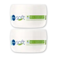 NIVEA Soft hydraterende creme 48u hydra 2-pack