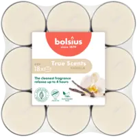 Bolsius True scents geurtheelichten vanille