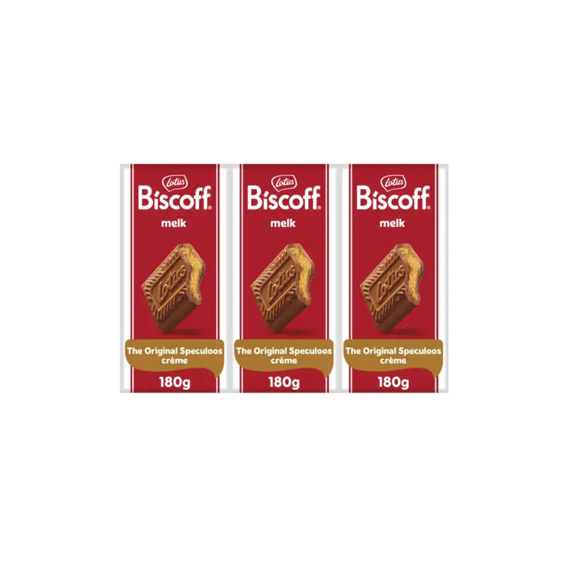 Speculoos melkchocolade crème 3-pack