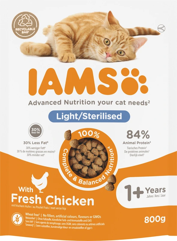 For vitality 1+ sterilised fresh chicken