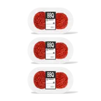 AH BBQ hamburger smokey 3-pack