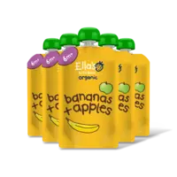 Ella's kitchen Bananas + apples 4m+ 5-pack