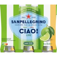 S. Pellegrino Ciao lime 6-pack